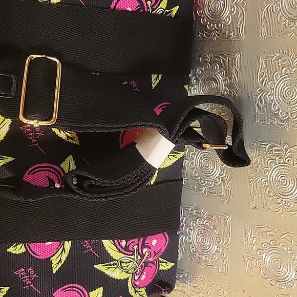 BETSEY JOHNSON FLORAL CANVAS TOTE - Picture 2 of 16